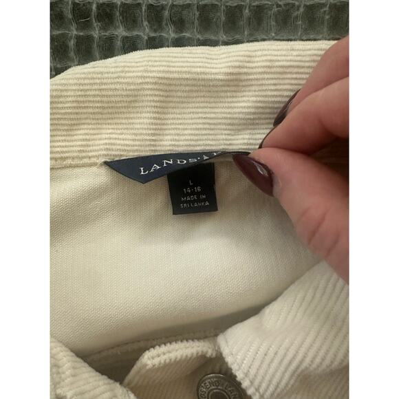 Lands' End Ivory Cord Jacket - Picture 5 of 6